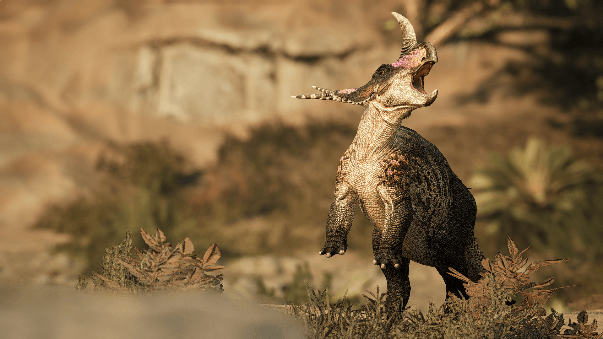 Styracosaurus portrait